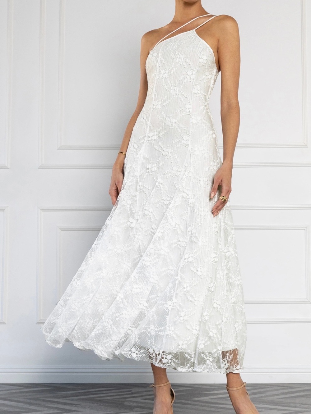 NWT Black Halo White Dress
